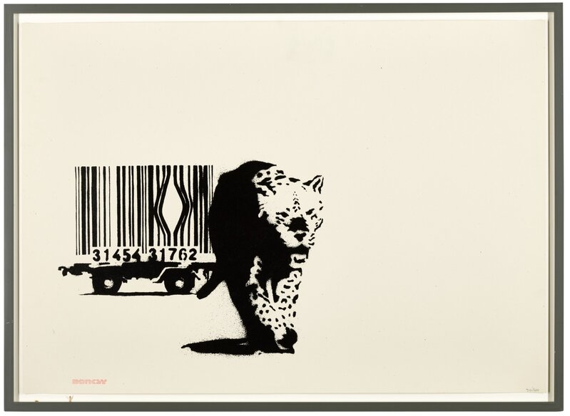 Banksy, ‘Barcode (Red Stamp)’, 2004, Print, Screen-print on wove paper, Yield Gallery