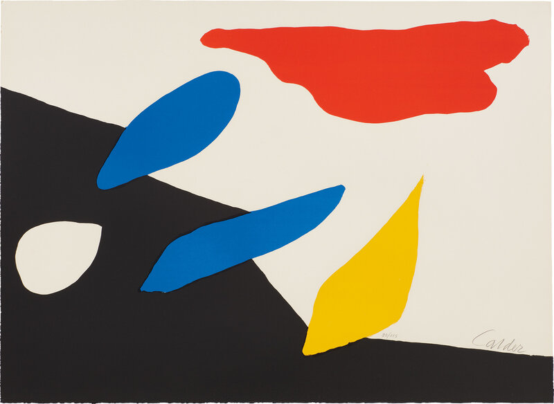 Alexander Calder, ‘Untitled [Red Cloud]’, 1970, Print, Lithograph in colors, on Arches paper, the full sheet., Phillips