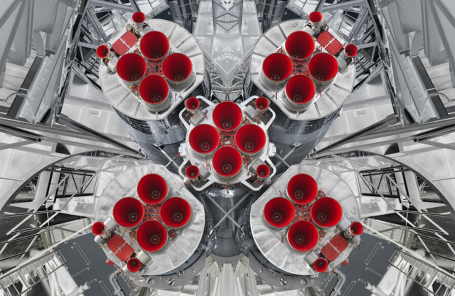 symmetrical boosters - outer space