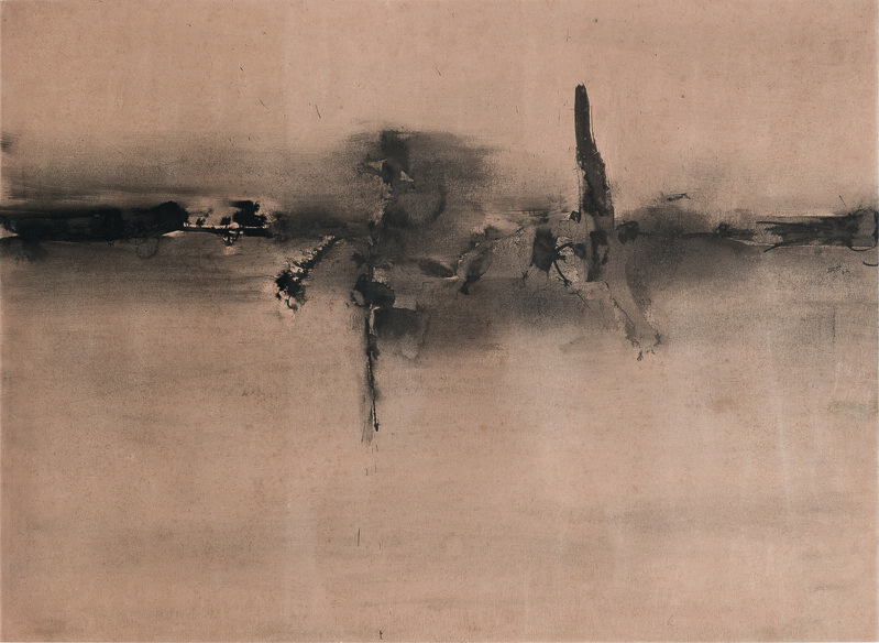Vasudeo S. Gaitonde, ‘Untitled’, 1962, Drawing, Collage or other Work on Paper, Ink and watercolor on paper, Guggenheim Museum