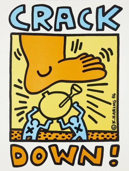 Keith Haring, ‘Crack Down’, 1986