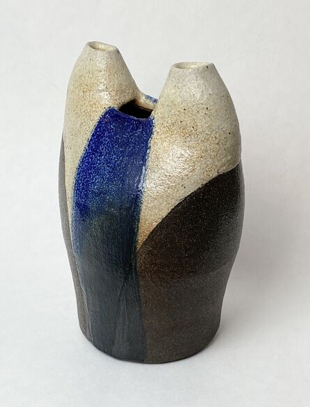 Karen Karnes, ‘Vase with double neck’, ca. 2000
