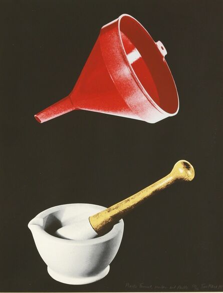 Tim Mara, ‘Plastic Funnel, Mortar And Pestle’, 1992