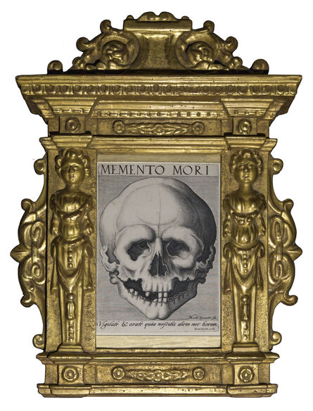Matthaus Greuter, ‘Skull as Memento Mori.’, before 1638