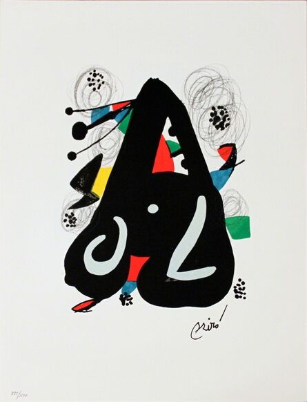 Joan Miró, ‘Untitled from La Melodie Acide XIII’, 1980