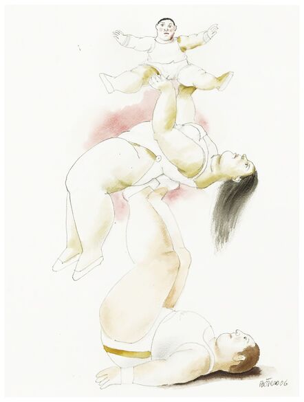Fernando Botero, ‘Circus Family’, 2006