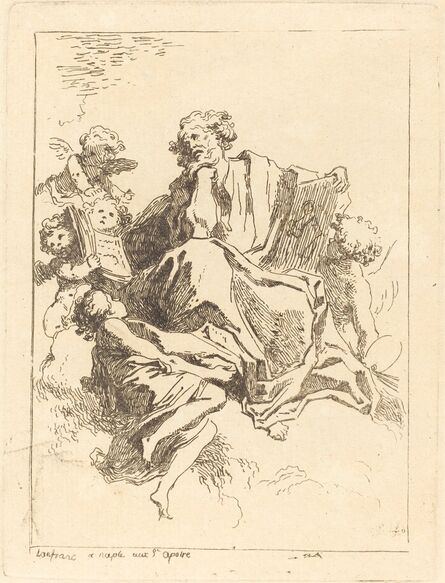 Jean-Honoré Fragonard after Giovanni Lanfranco, ‘Saint Luke’, 1761/1764
