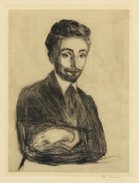 Edvard Munch, ‘Portrait of Helge Rode’, 1898