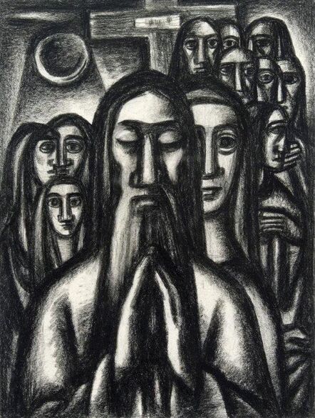 Emil Bisttram, ‘Praying Man’, 1940s