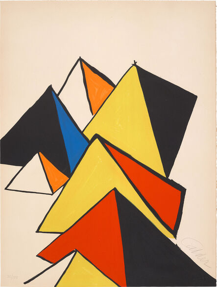 Alexander Calder, ‘Pyramids’, circa 1970