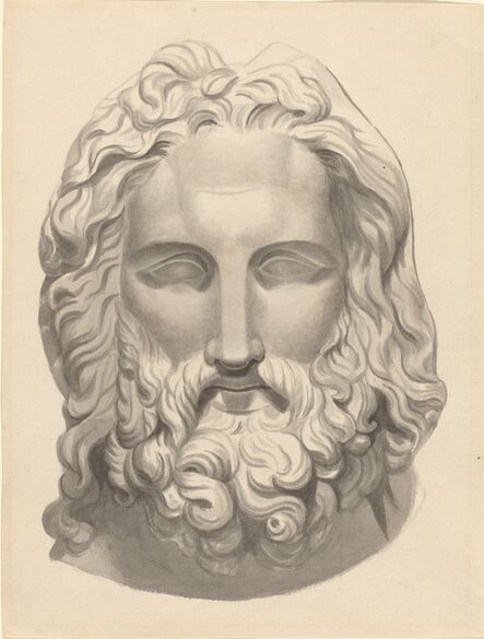 John Flaxman, ‘Antique Bearded Head’