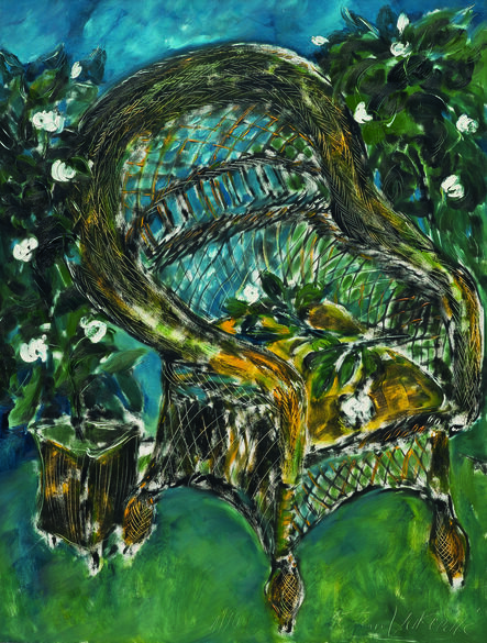 SRĐAN VUKČEVIĆ, ‘A Chair with Gardenias’, 1990
