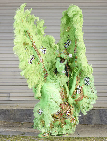 Charles Fréger, ‘Mardi Gras Indians (green)’, 2015