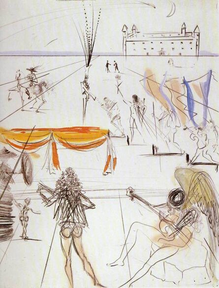 Salvador Dalí, ‘Place St.Jacque de Compostelle’, 1969/70