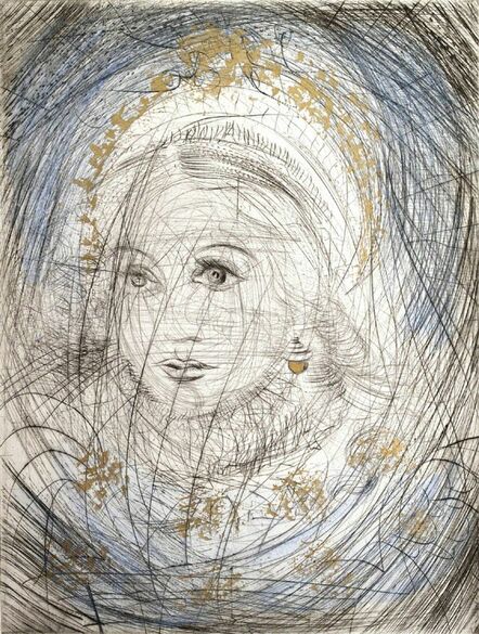 Salvador Dalí, ‘ The Night of Walpurgis Faust - Goethe Series: "Portrait of Marguerite." ’, 1969