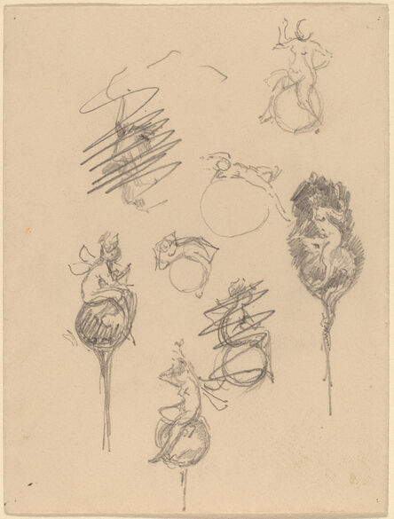 Beatrice Godwin Whistler, ‘Studies for Jewelry Designs [recto]’, late 19th century
