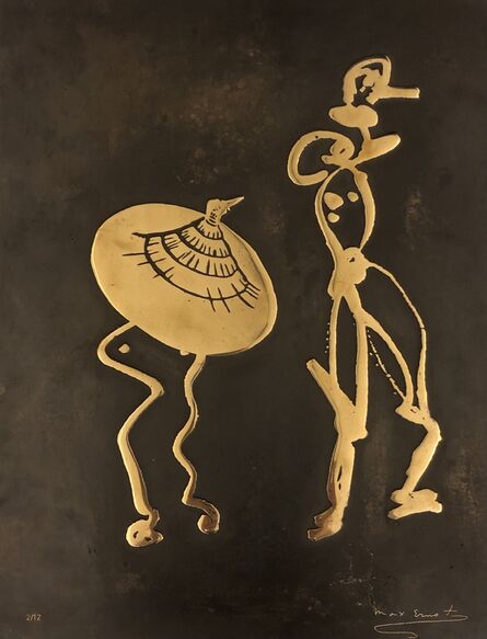 Max Ernst, ‘Bronze relief VIII’, 1970