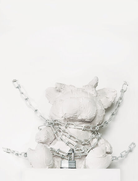 Ivy Naté, ‘Mixed media sculpture of animal in chains: 'Animal Chained'’, 29016
