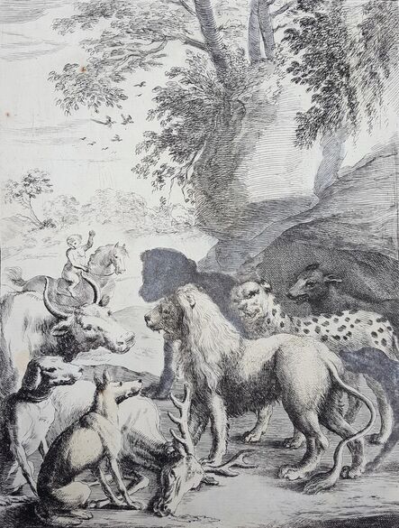 Dirk Stoop, ‘Het leeuwendeel (The Lion's Share)’, 1665