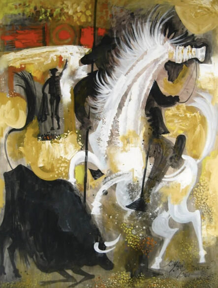 Byron Browne, ‘Bull Fight’, 1961