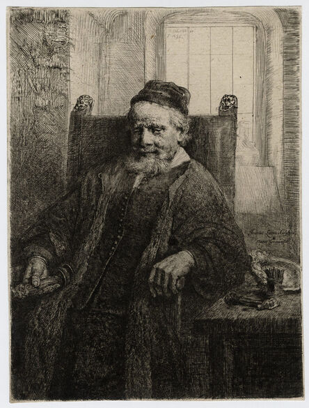 Rembrandt van Rijn, ‘Jan Lutma (Goldsmith)’, 1656