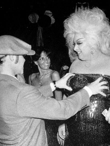 Ron Galella, ‘Elton John and Divine at the premiere of "Grease," Studio 54, New York’, 1978