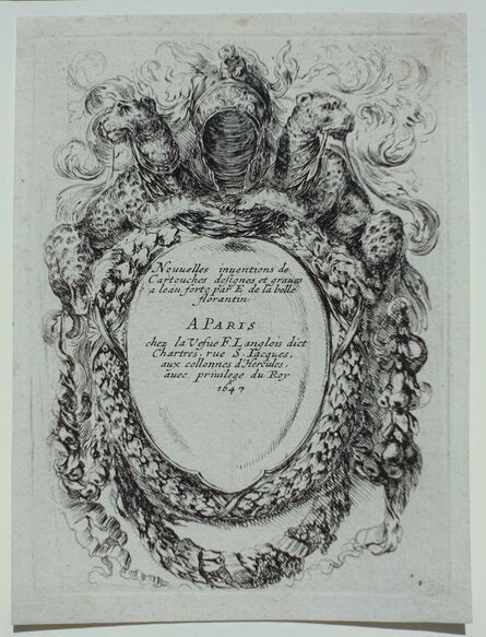 Stefano Della Bella, ‘Nouvelles inventions de cartouches’, 1647