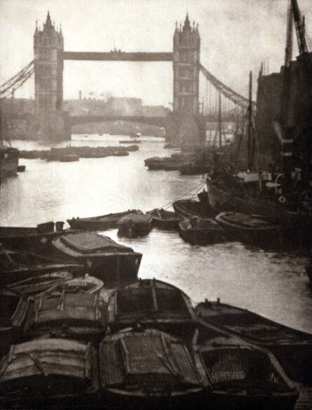 Alvin Langdon Coburn, ‘Tower Bridge and Barges’, 1906