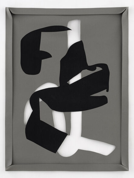 Arturo Herrera, ‘Untitled (Black on grey)’, 2021