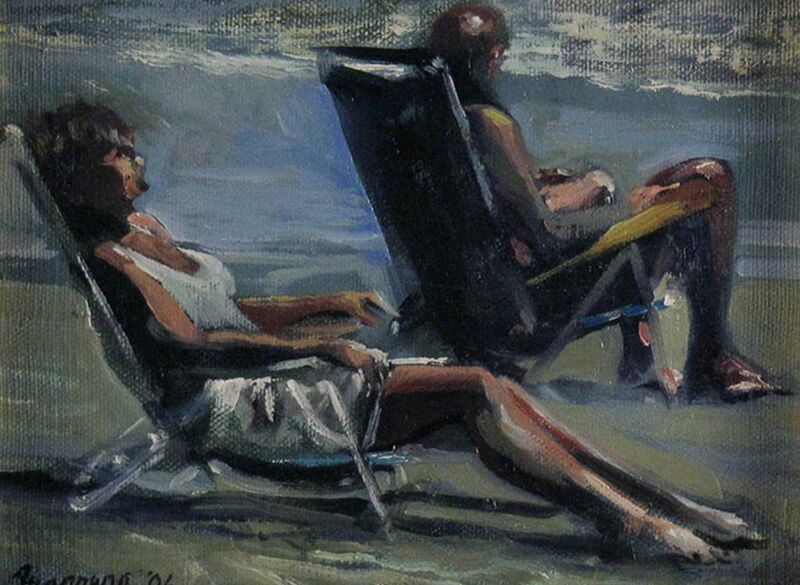Onelio Marrero, ‘Sunday Fun for Two’, ca. 2010, Painting, Oil on Canvas, Janus Galleries