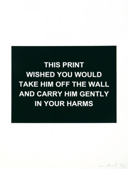 Laure Prouvost, ‘This print wished you would’, 2015