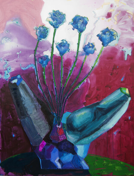Lancelot Alonso, ‘Jar with flower’, 2019