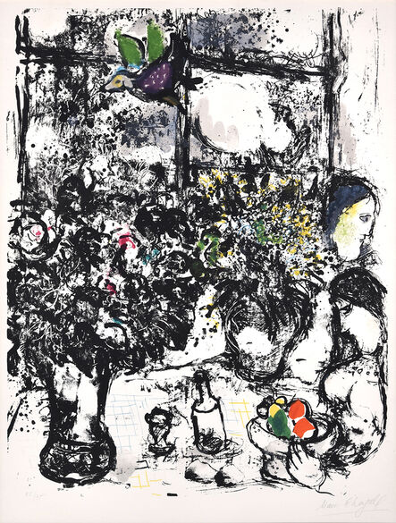 Marc Chagall, ‘Nature morte au bouquet (Still Life with Bouquet), 1960’, 1960