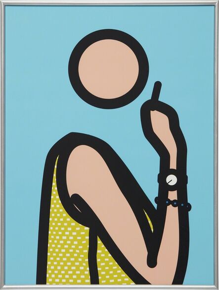 Julian Opie, ‘Ruth With Cigarette’, 2005-06