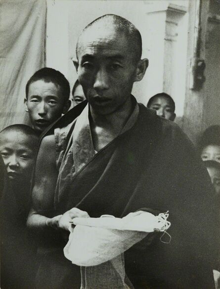 Germaine Krull, ‘Tibetan religious ceremony offering of the white scarf’, c. 1960