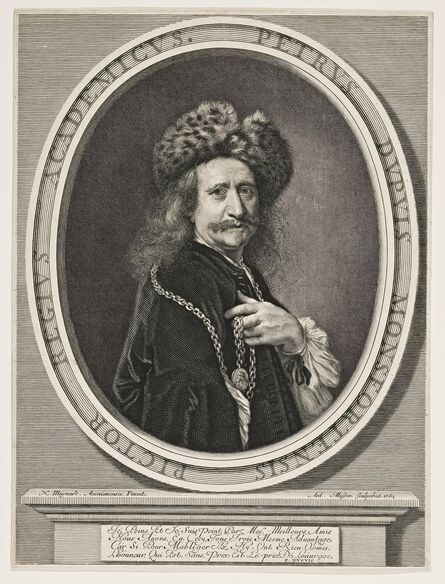 Antoine Masson, ‘Petrus Dupuis Monsfortensis pictor Regius Academicus’, 1663