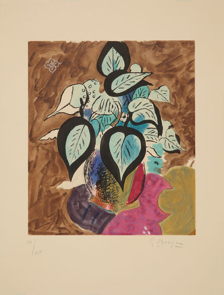 Georges Braque, ‘Feuillage en couleurs’, 1956