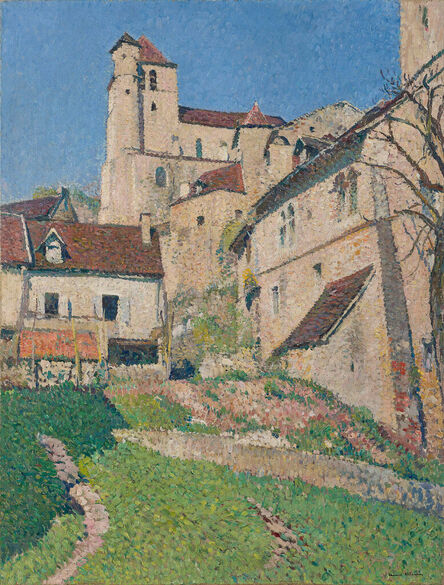Henri Jean Guillaume Martin, ‘Saint-Cirq Lapopie, la place du Carol’, ca. 1915