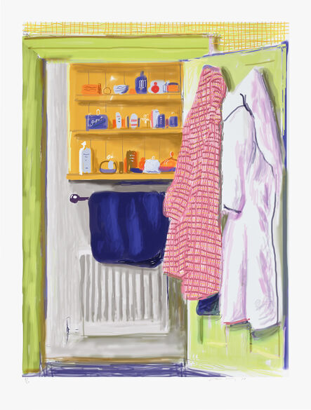 David Hockney, ‘Untitled (577) (Two Robes)’, 2010