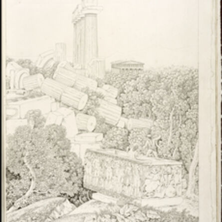 Louis-François Cassas, ‘Vue d'une partie du Temple de Junon Lacinia … Agrigente’, 1813