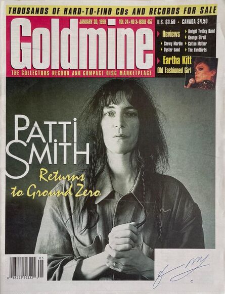 Patti Smith, ‘Patti Smith Returns to Ground Zero (Hand Signed by Patti Smith), from the Gotham Book Mart collection’, 1998
