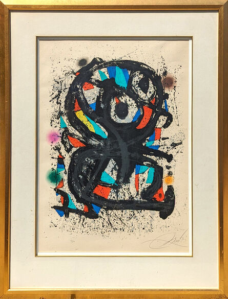 Joan Miró, ‘"Grand Palais" Modern Abstract Geometric Surrealist Lithograph Edition 36/50’, 1974