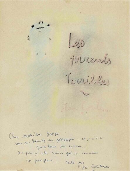 Jean Cocteau, ‘LES PARENTS TERRIBLES’, 1948