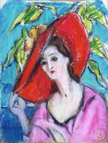 Anna Walinska, ‘Self-Portrait with Hat’, 1928
