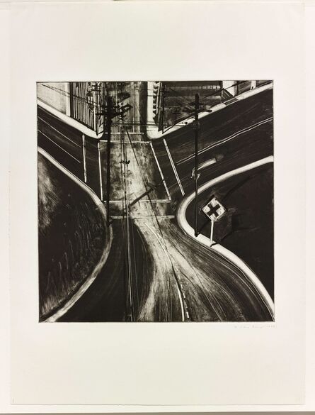 Wayne Thiebaud, ‘Untitled (Intersection)’, 1977