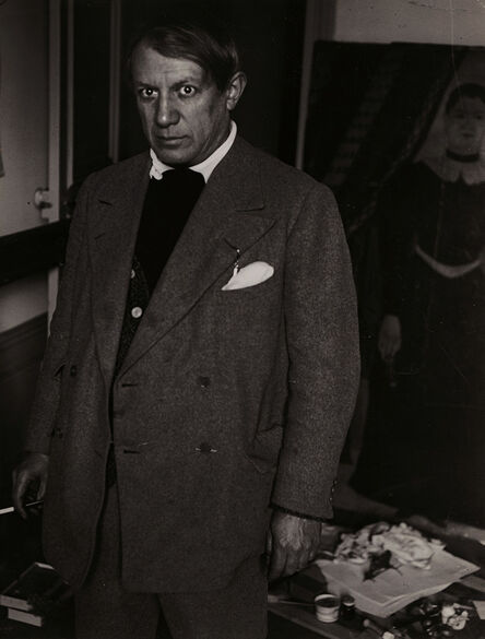 Brassaï, ‘Portrait of Picasso in His Studio at 23 rue de La Boëtie, Paris’, 1932/1930s
