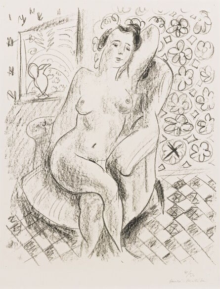 Henri Matisse, ‘Nu au fauteuil sur fond moucharabieh’, 1925