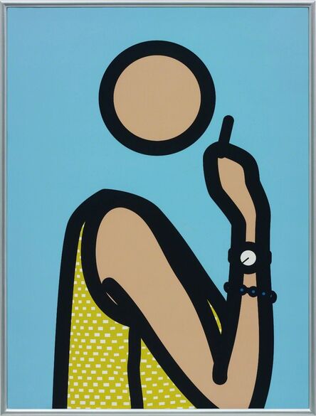 Julian Opie, ‘Ruth with Cigarette 2’, 2005-2006