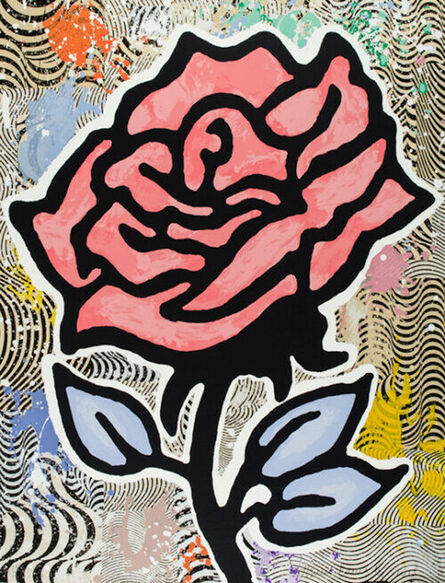 Donald Baechler, ‘Rose (Red)’, 2015