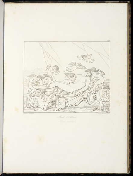 Anne-Louis Girodet-Trioson, ‘Mort d'Adonis (quatrieme composition)’, 1829